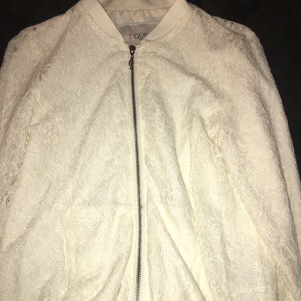 Guess lace bomber jacket